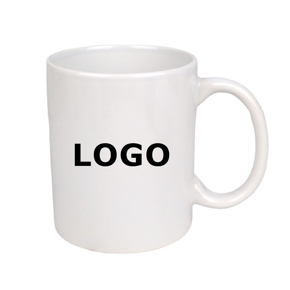 Classic Ceramic Custom Coffee Mug - 11 oz