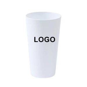 Custom Logo PP Plastic Square Cup in Multiple Sizes