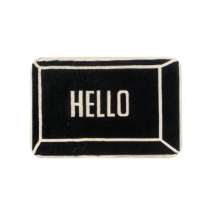 Sample of Custom Printed Lamb Velvet Floor Mat