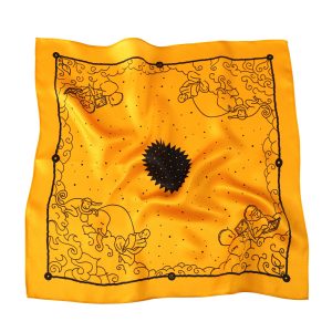 Assorted Stock Sample Styles of Custom Silk Scarves