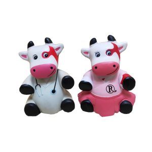 custom PU stress cow toy front view