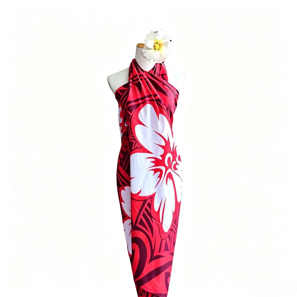 Custom Beach Cotton Sarong with personalized design