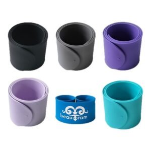 Custom silicone yoga mat strap in multiple colors